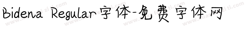 Bidena Regular字体字体转换